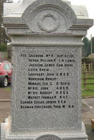 Twynholm War Memorial